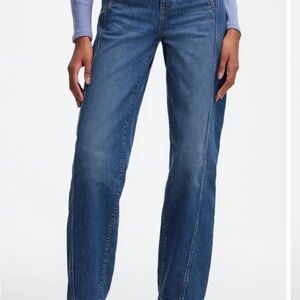 Madewell tapered denim trousers in concho wash